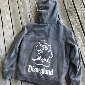 Disneyland 55 years fur lined hoodie